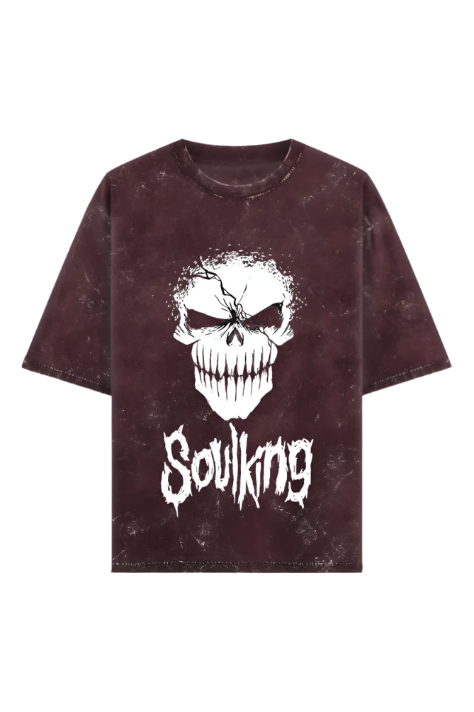 ELLEEZI Acid wash Oversized T-Shirt