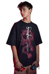 Oversize Printed t-shirt (unisex)