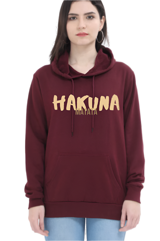 Premium hooded sweatshirt for women, Printed typographic hoodies