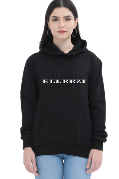 Hoodies for women , printed fleece hooded sweatshirt for women