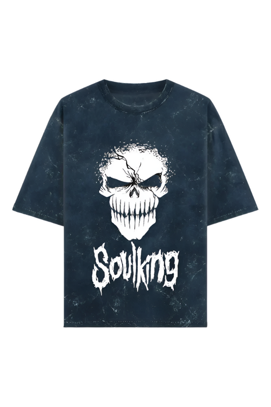 ELLEEZI Acid wash Oversized T-Shirt