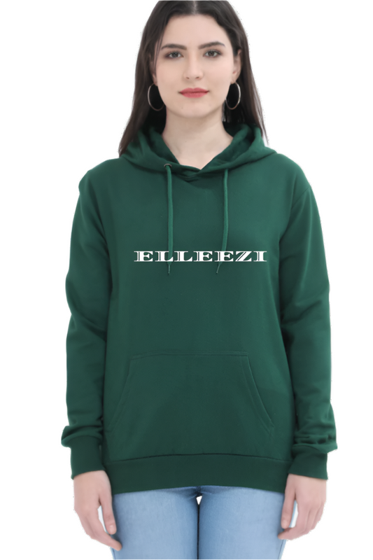 Hoodies for women , printed fleece hooded sweatshirt for women