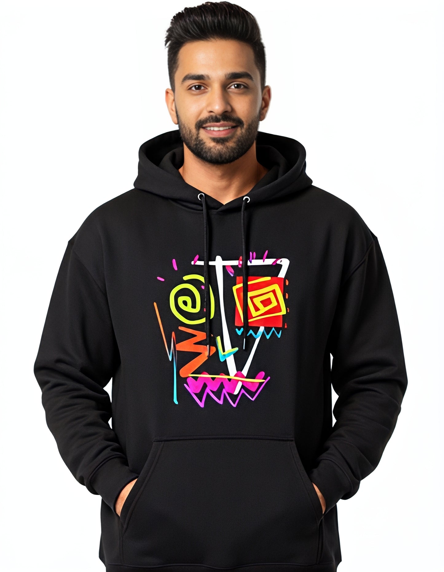Unisex Cotton Printed Hoodie