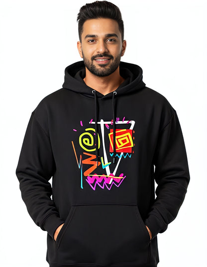 Unisex Cotton Printed Hoodie