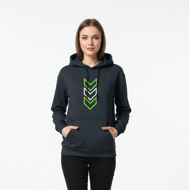 Unisex Cotton Printed Hoodie