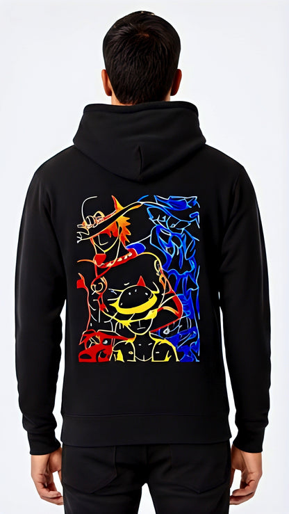 Elleezi Oversized printed Hoodie |Oversized Hoodie Brotherhood