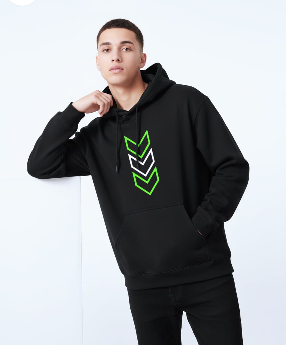 Unisex Cotton Printed Hoodie