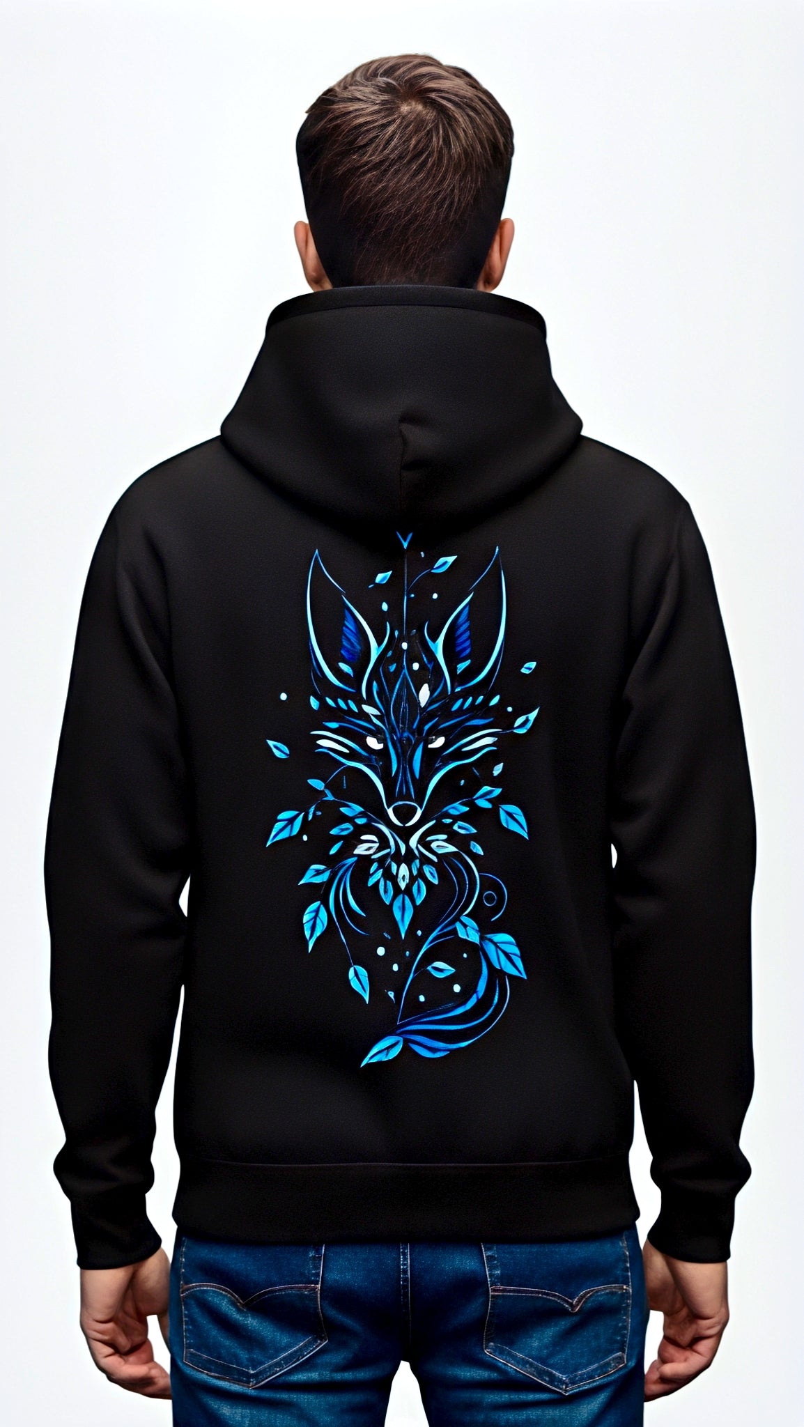 Spirit Weaver Oversized Printed Hoodie |  Mystic Fox