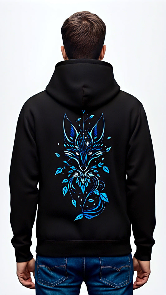 Spirit Weaver Oversized Printed Hoodie |  Mystic Fox