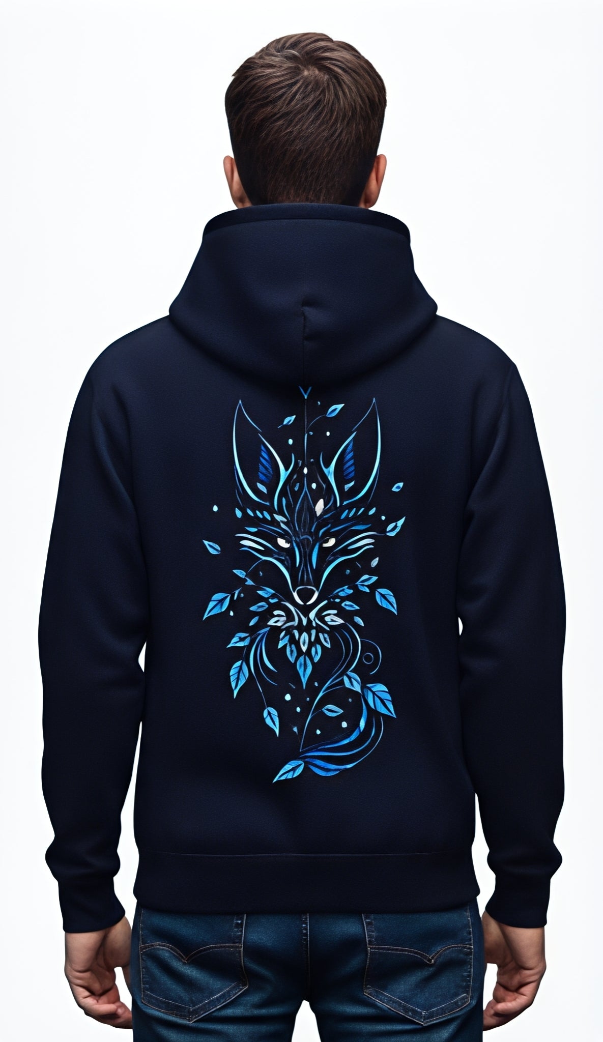 Spirit Weaver Oversized Printed Hoodie |  Mystic Fox