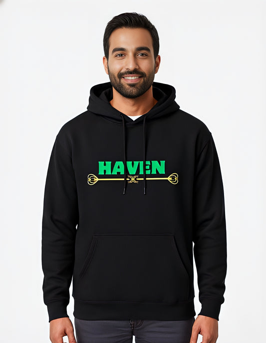 Elleezi Unisex Cotton Printed Hoodie