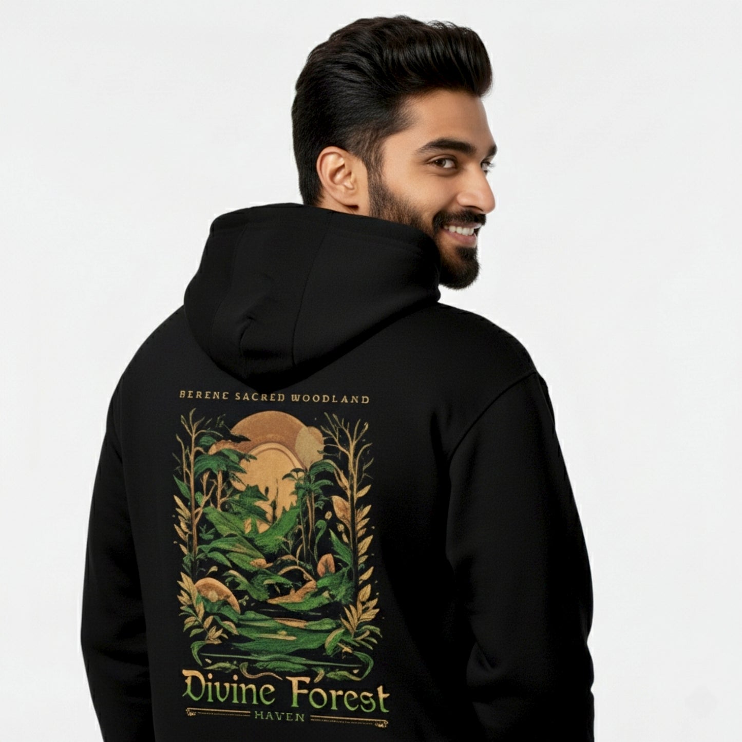 Elleezi Unisex Cotton Printed Hoodie