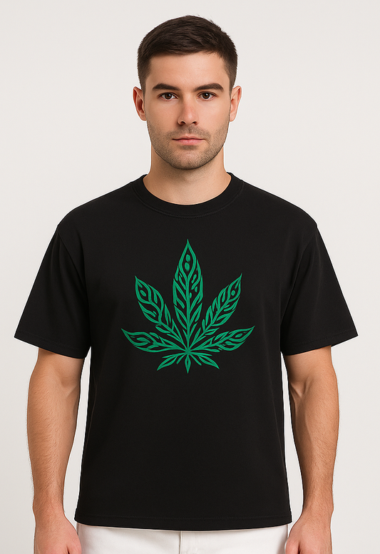 Elleezi Oversize Printed Drop Shoulder T-Shirt